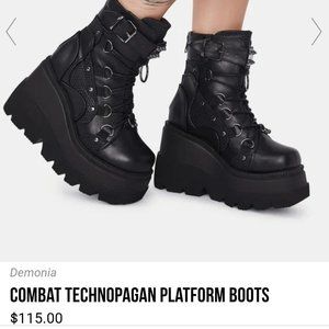 Demonia Shaker-60 Boots Dollskill